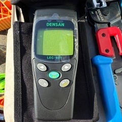 ジェフコム LANケーブルチェッカー LEC-401 他工具一式の画像