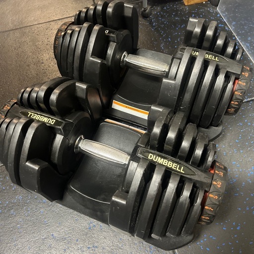 ベスト 直接取引 状態良好 可変式アジャスタブルダンベル40kg 2個 埼玉県