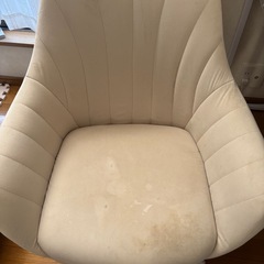 約1年使用 ふかふか座り心地のベロアチェア｜クッションなし・軽量・おしゃれの画像