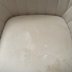 約1年使用 ふかふか座り心地のベロアチェア｜クッションなし・軽量・おしゃれの画像
