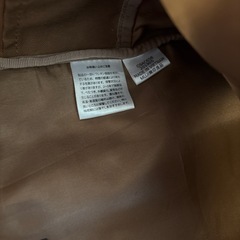 無印良品　手提げとしても使える 撥水 リュックサック・A4サイズ キャメルの画像