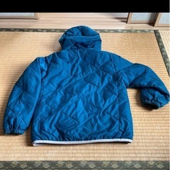 AIGLE フード付きキルティングコート 130の画像