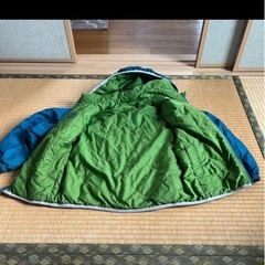 AIGLE フード付きキルティングコート 130の画像