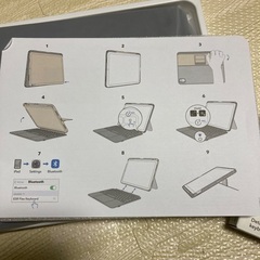 ESR Flex iPad キーボード付きケース, iPad Air 11インチ (M3/M2)、第5世代、第4世代 対応,の画像