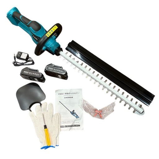新品 ヘッジトリマー 充電式 大容量バッテリーつき 庭木 剪定