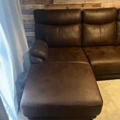 三人掛けソファー（電動リクライニング付）の画像