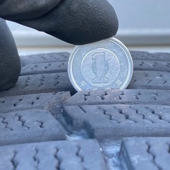 No.162スタットレスタイヤ175/65/15 4H PCD100 アルミホイール付4本セットの画像