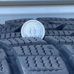 No.164スタットレスタイヤ175/65/15 4H PCD100 アルミホイール付4本セットの画像