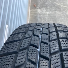 No.164スタットレスタイヤ175/65/15 4H PCD100 アルミホイール付4本セットの画像