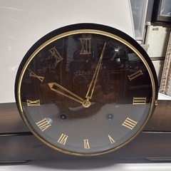 レトロ時計　昭和３０年代　アイチ時計　ネジ巻き、現状の画像