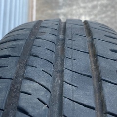 No.166 夏タイヤ155/80R13 4H PCD100 アルミホイール付4本セットの画像