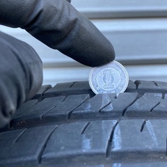 No.166 夏タイヤ155/80R13 4H PCD100 アルミホイール付4本セットの画像