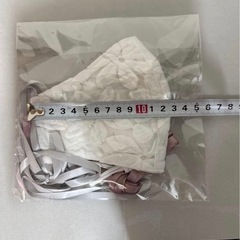 新品 未使用品 レース マスクの画像