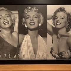 大型絵画　額付き
マリリンモンロー　　の画像