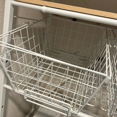 バスタオルや柔軟剤の置き場にぴったりラック！の画像