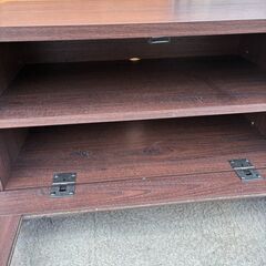 🌟テレビ台 🌟ローボード テレビボード 118cm キャスター付き MAXZEN テレビローボード 引き出し 大容量 32型 40型 ブラウン MTS-CS01L-BRの画像