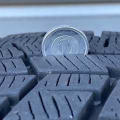 No.167スタットレスタイヤ185/65/15 4H PCD100 アルミホイール付4本セットの画像