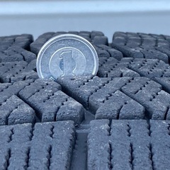 No.168スタットレスタイヤ185/65/15 5H PCD100 アルミホイール付4本セットの画像