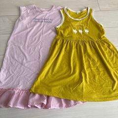 130女の子用子供服スカート等5点の画像