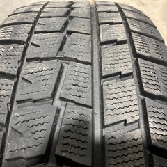 冬タイヤ社外アルミホイールセット 16インチ ダンロップ 215/65R16 4本 アルヴェルエルグランドMPVなどにの画像