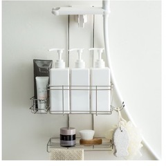 ニトリ　ステンレスシャワーラック2段（スクエア）の画像