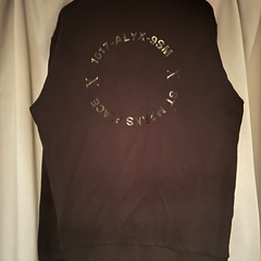 正規●美品●1017 ALYX 9SM●オーバーサイズドスウェットシャツ●ブラック の画像