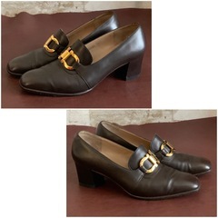 サルバトーレフェラガモ【22.5㎝位】パンプス☆クリーニングお手入れ済6336の画像