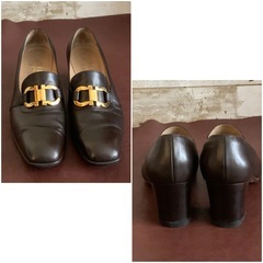 サルバトーレフェラガモ【22.5㎝位】パンプス☆クリーニングお手入れ済6336の画像