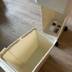 キッチンラック 白 便利 キッチン以外にも キャスター付の画像