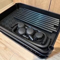 キャスターラック ブラックの画像