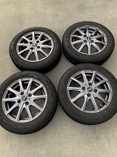 スタッドレスタイヤ　軽自動車　155/65r14 VRX2 冬タイヤ ブリヂストン
