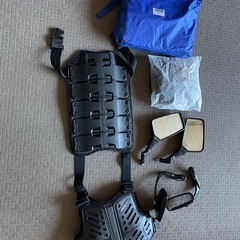 バイク用品、ミラー、レインウェアLL,ネット、プロテクターの画像