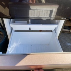 シャープ冷蔵庫　両開き　中古品の画像