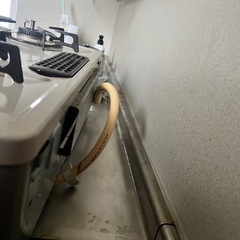 ガステーブル 2口 グリル付きの画像