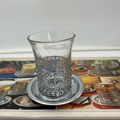 ホットウイスキーセット　グラス、ホルダー、コースター、レモンしぼりのセット　ト　KANARIA HOT WHISKY SET の画像