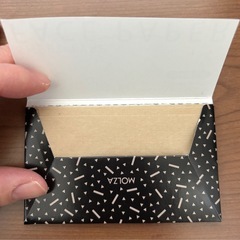 【新品未使用】折りたたみ鏡 あぶらとり紙 2点セットの画像