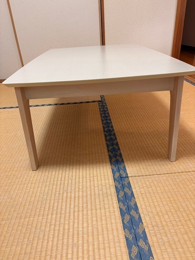 こたつテーブル　　白