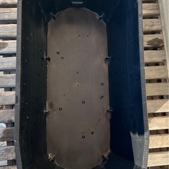 木目調　ガーデニングポット　黒の画像