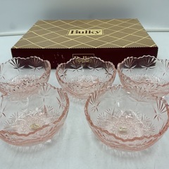 Bulky小鉢セット(ローズピンク) 東洋ガラス　5個セット　サラダやフルーツにの画像