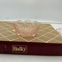 Bulky小鉢セット(ローズピンク) 東洋ガラス　5個セット　サラダやフルーツにの画像
