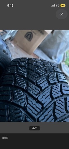 ミシュラン　X-ICE SNOW 185/60R15 4本　2022年製　シエンタ　アクア　フィット