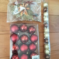 クリスマスツリーセット(ツリー・イルミ・オーナメント)の画像