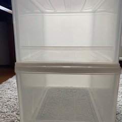 衣装ボックス×2の画像