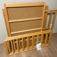 添い寝ができるベビーベッド　の画像