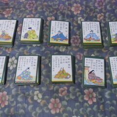 練習用 小倉百人一首 解説書付き （読み札・取り札すべて揃っています）お譲りします。の画像