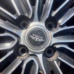 社外13インチホイール、タイヤセットの画像