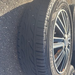 社外13インチホイール、タイヤセットの画像