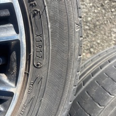 社外13インチホイール、タイヤセットの画像