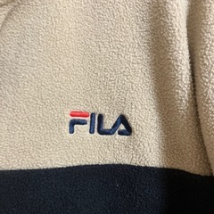 【美品】FILAフリースジャケット レディース　LL ベージュ  の画像
