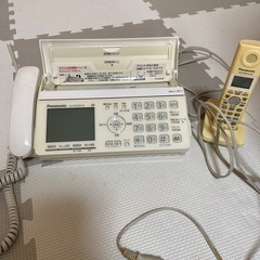 パナソニック　FAX付き電話機の画像